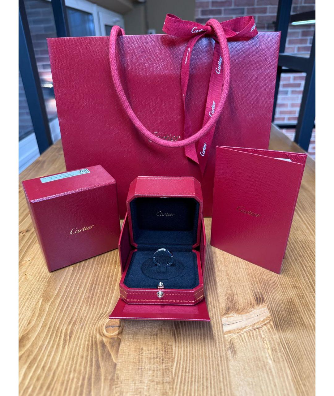 CARTIER Белое кольцо из белого золота, фото 3