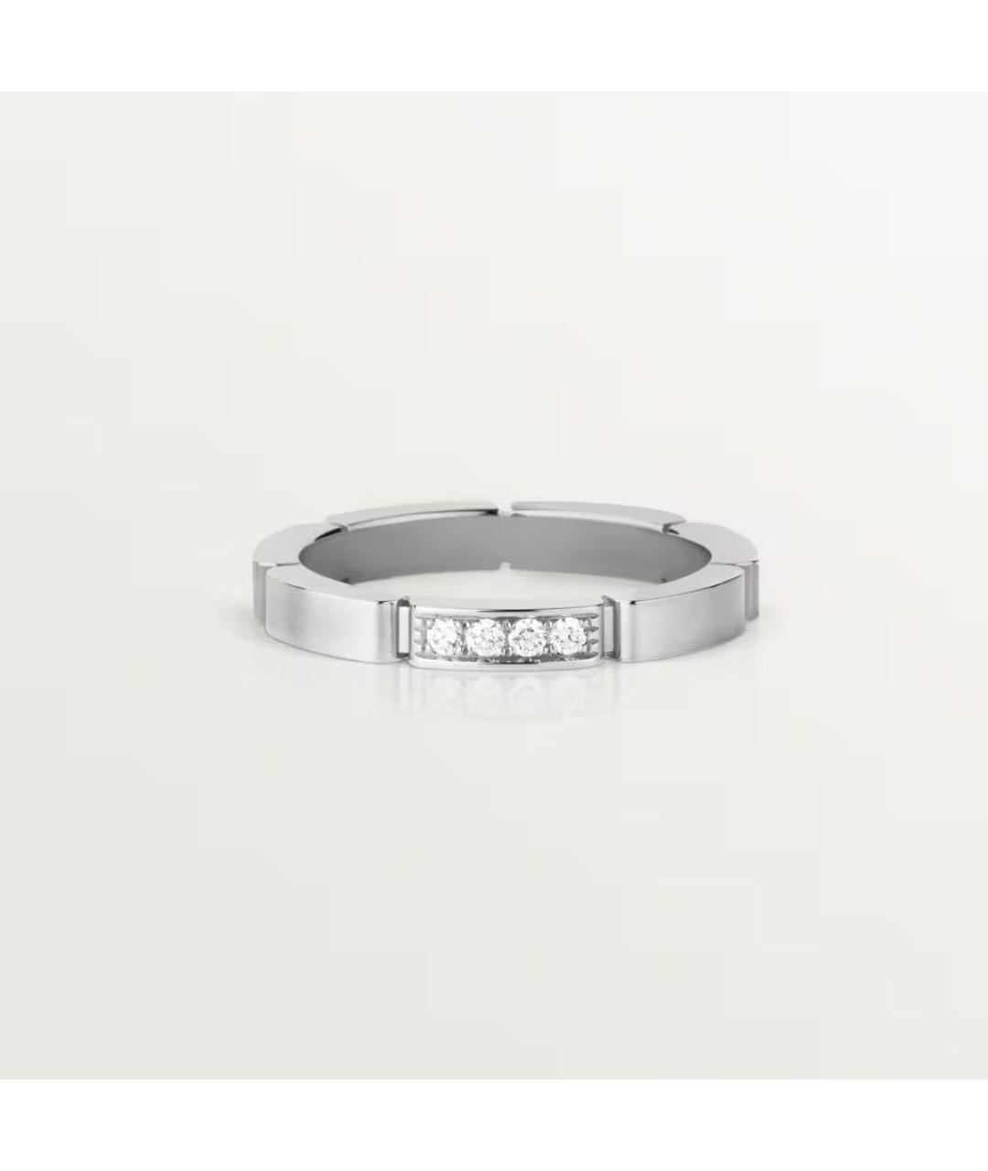 CARTIER Белое кольцо из белого золота, фото 6