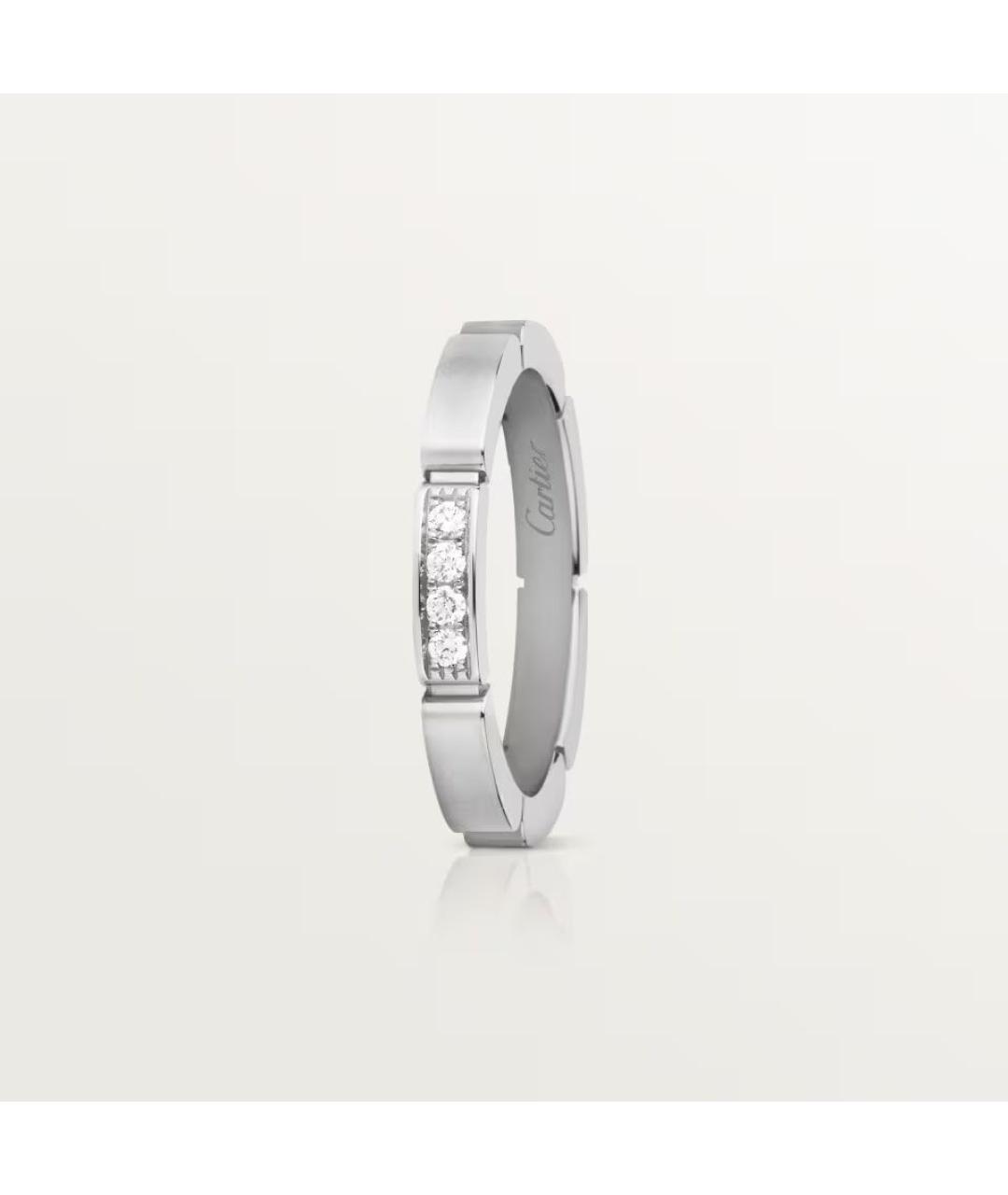 CARTIER Белое кольцо из белого золота, фото 2