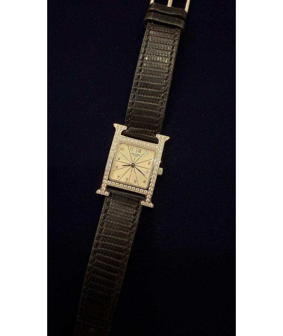 HERMES Серебряные часы из белого золота, фото 9