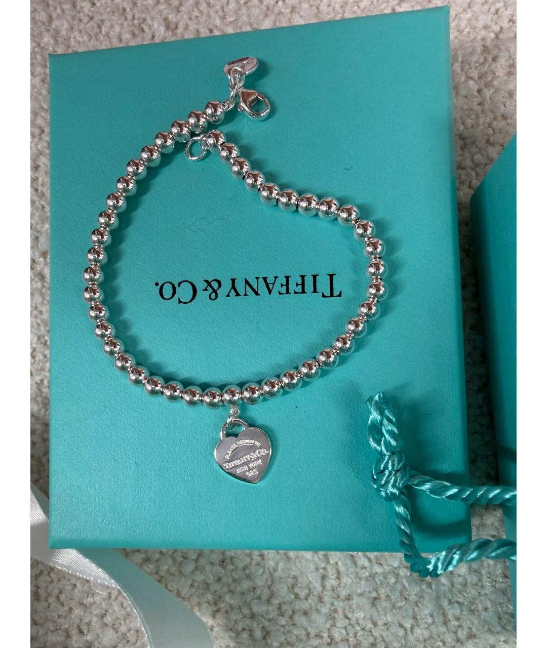 TIFFANY&CO Серебрянный серебряный браслет, фото 2