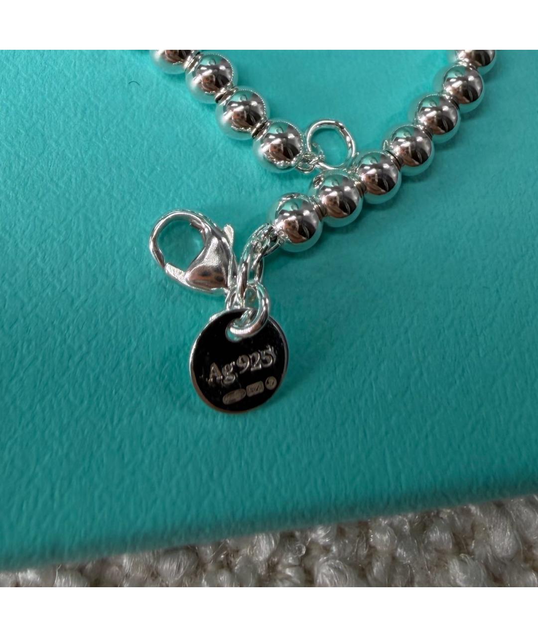 TIFFANY&CO Серебрянный серебряный браслет, фото 6