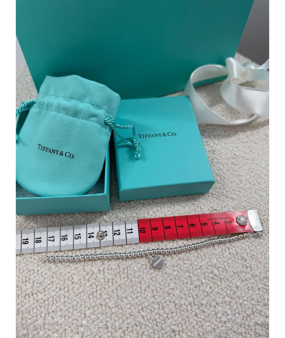 TIFFANY&CO Серебрянный серебряный браслет, фото 4
