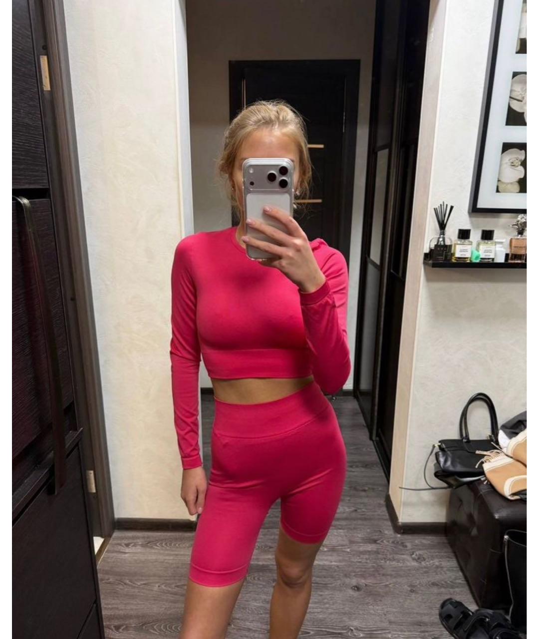 12 STOREEZ Розовый полиэстеровый спортивные костюмы, фото 6