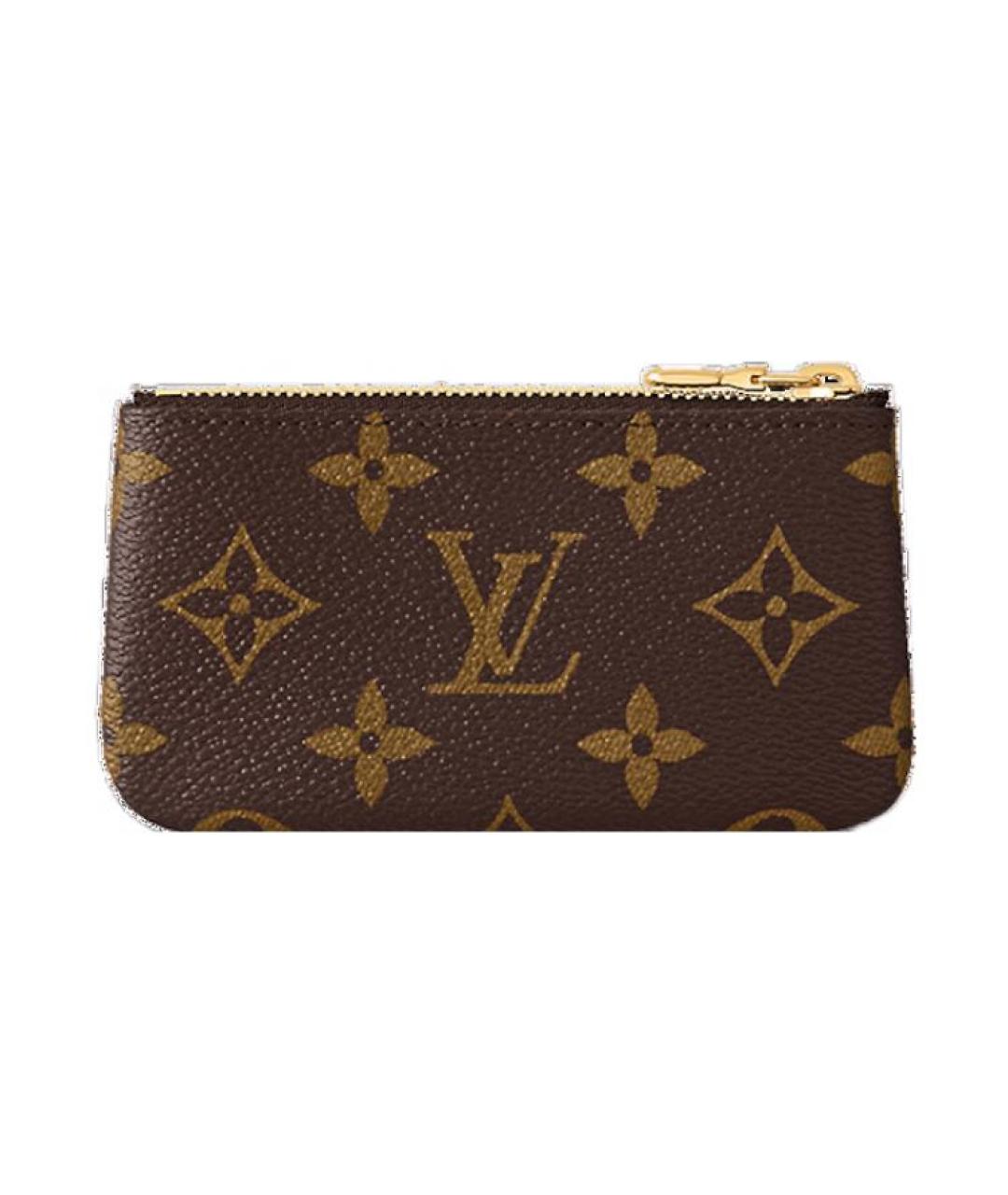 LOUIS VUITTON Коричневый кошелек, фото 3