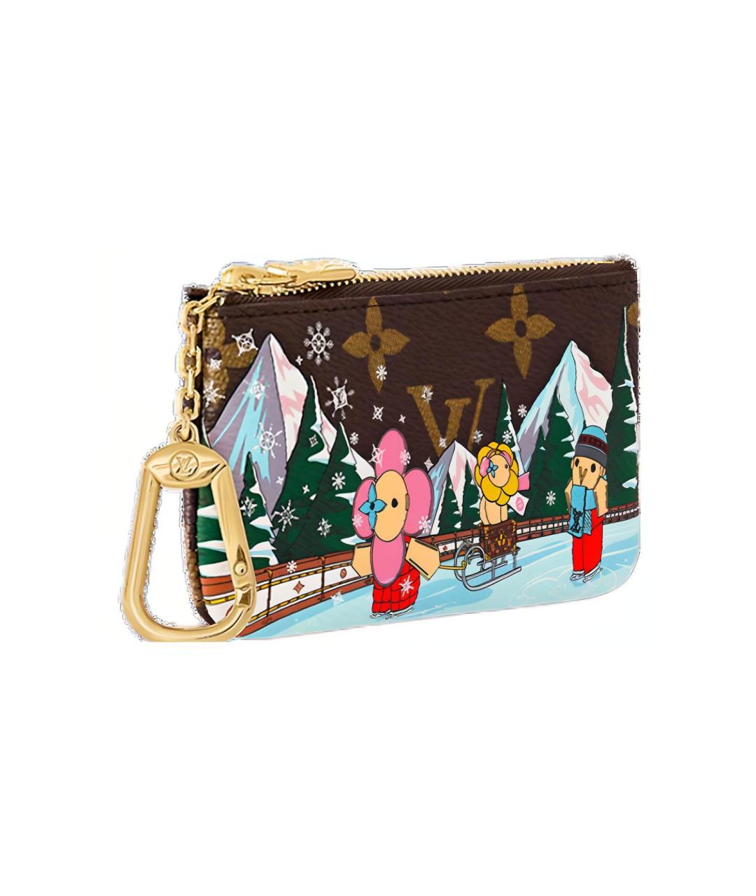 LOUIS VUITTON Коричневый кошелек, фото 2