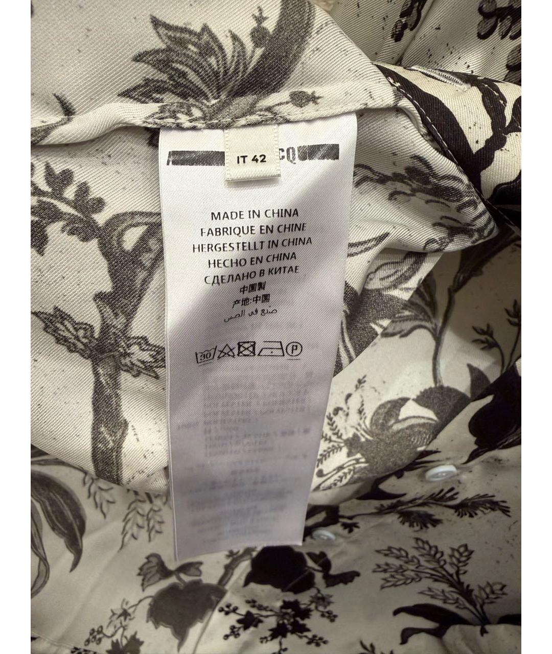 MCQ ALEXANDER MCQUEEN Мульти полиэстеровая блузы, фото 7