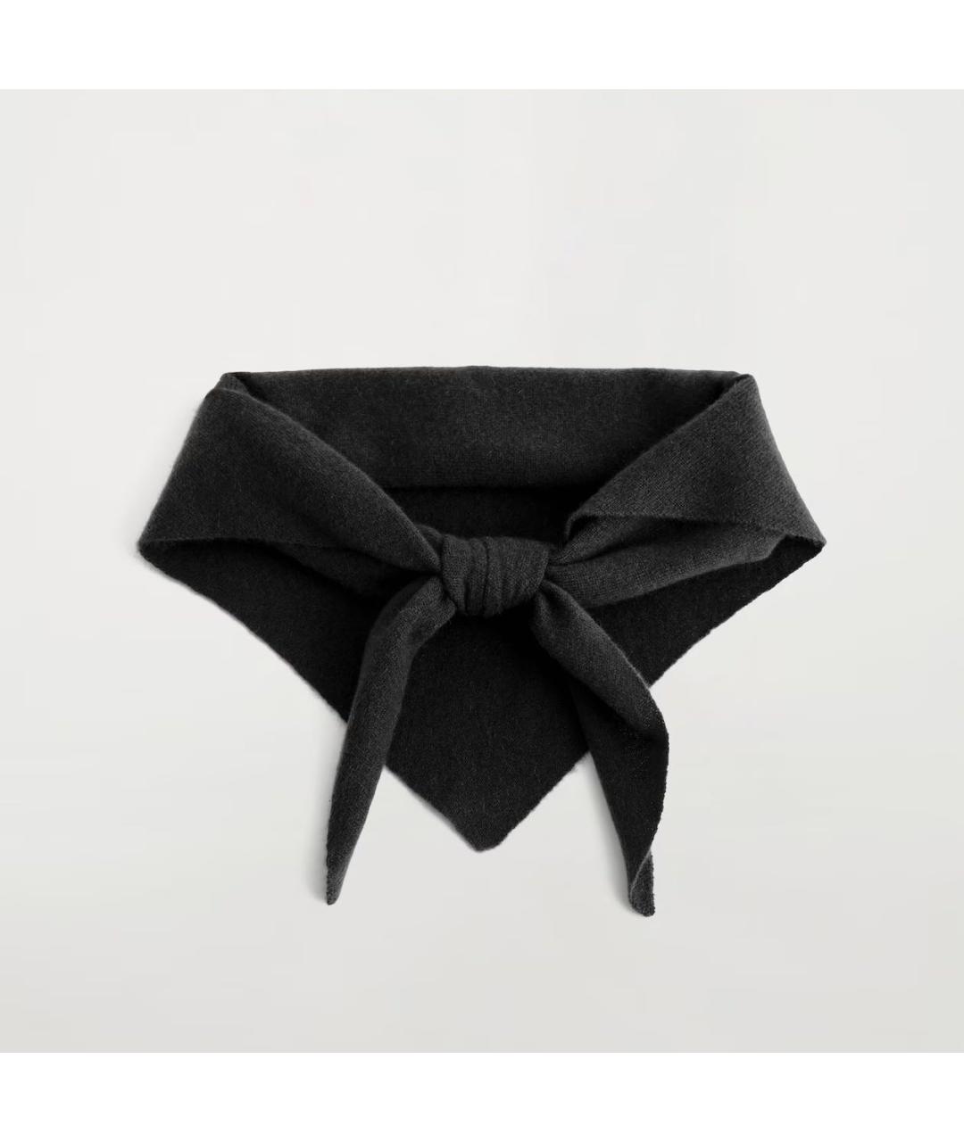 COS Черный кашемировый шарф, фото 6