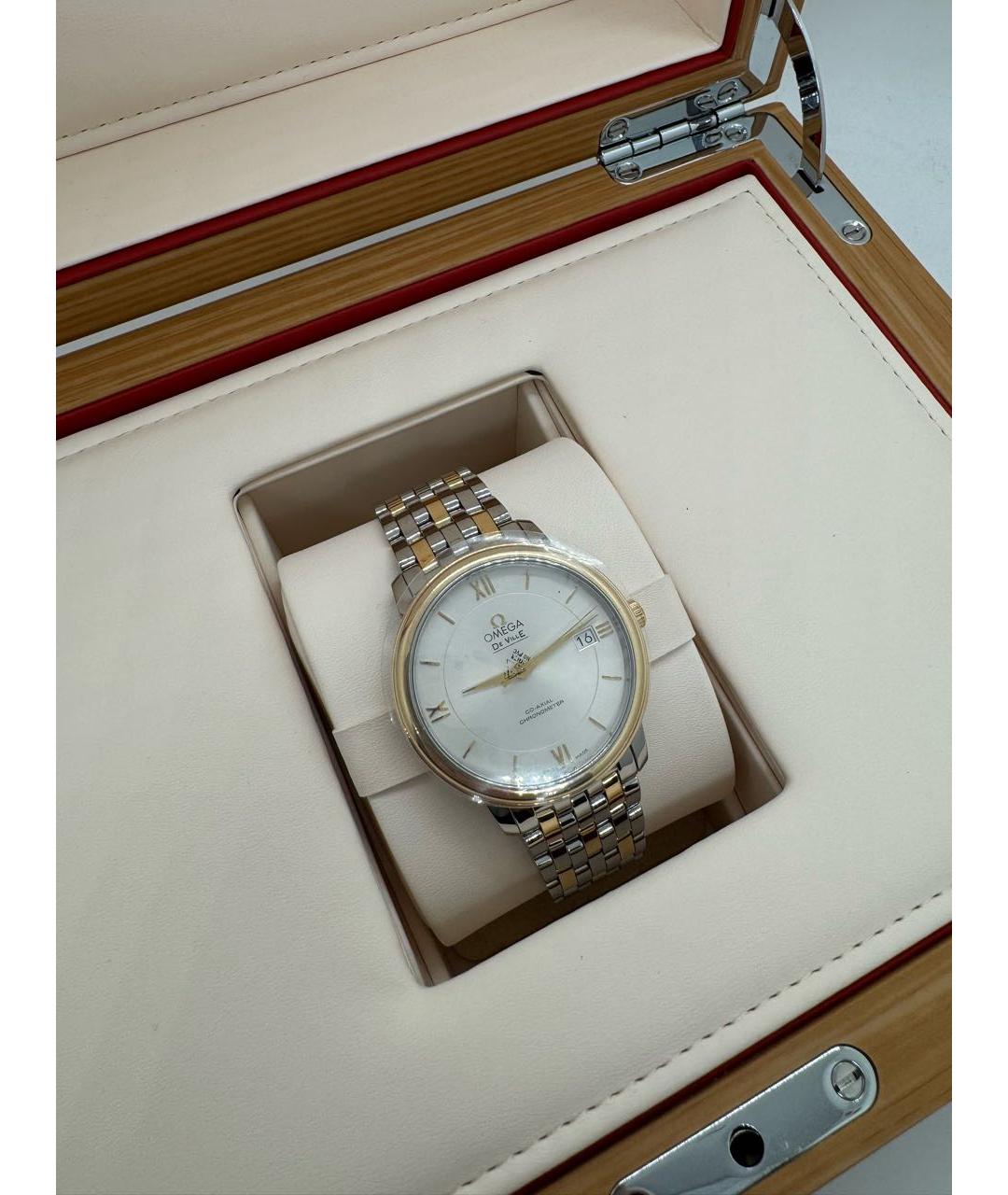 OMEGA Серебряные часы из желтого золота, фото 3