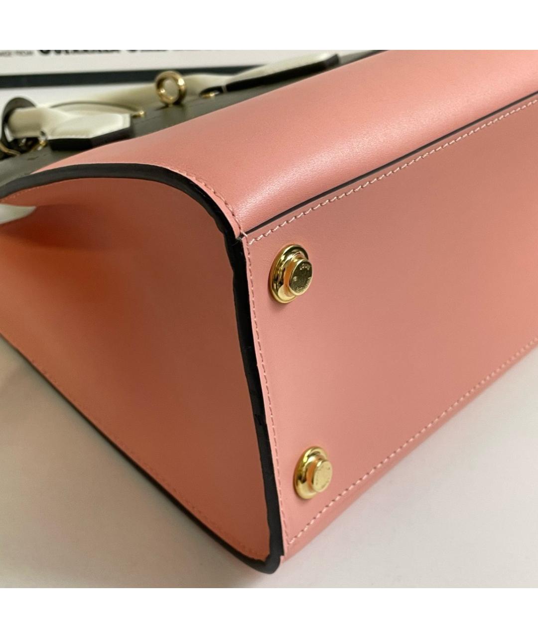 LOUIS VUITTON Коралловая кожаная сумка тоут, фото 5