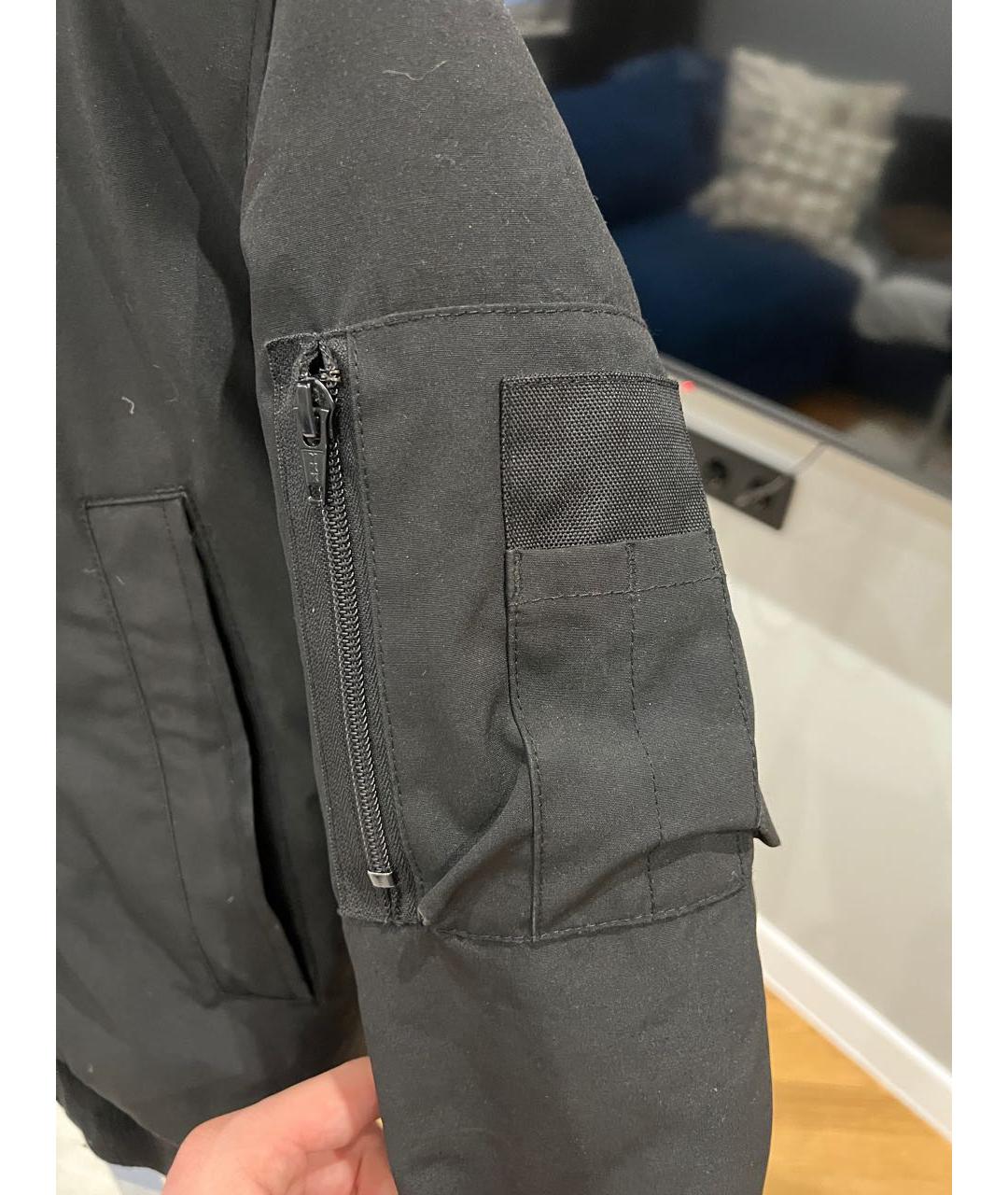CANADA GOOSE Черная полиэстеровая куртка, фото 8