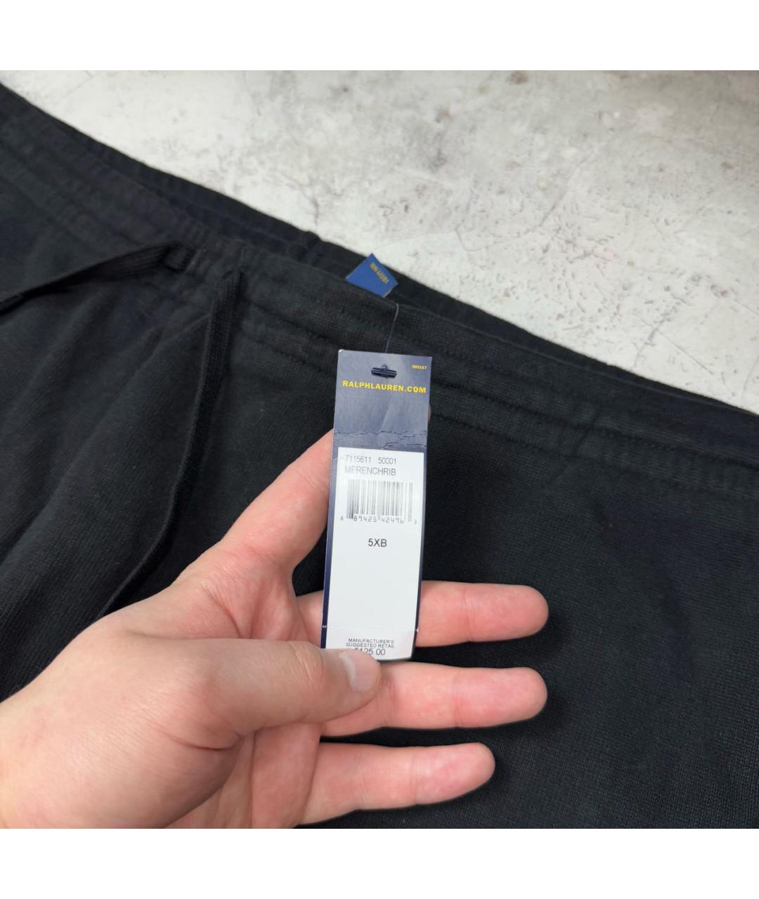 RALPH LAUREN Черные классические брюки, фото 4