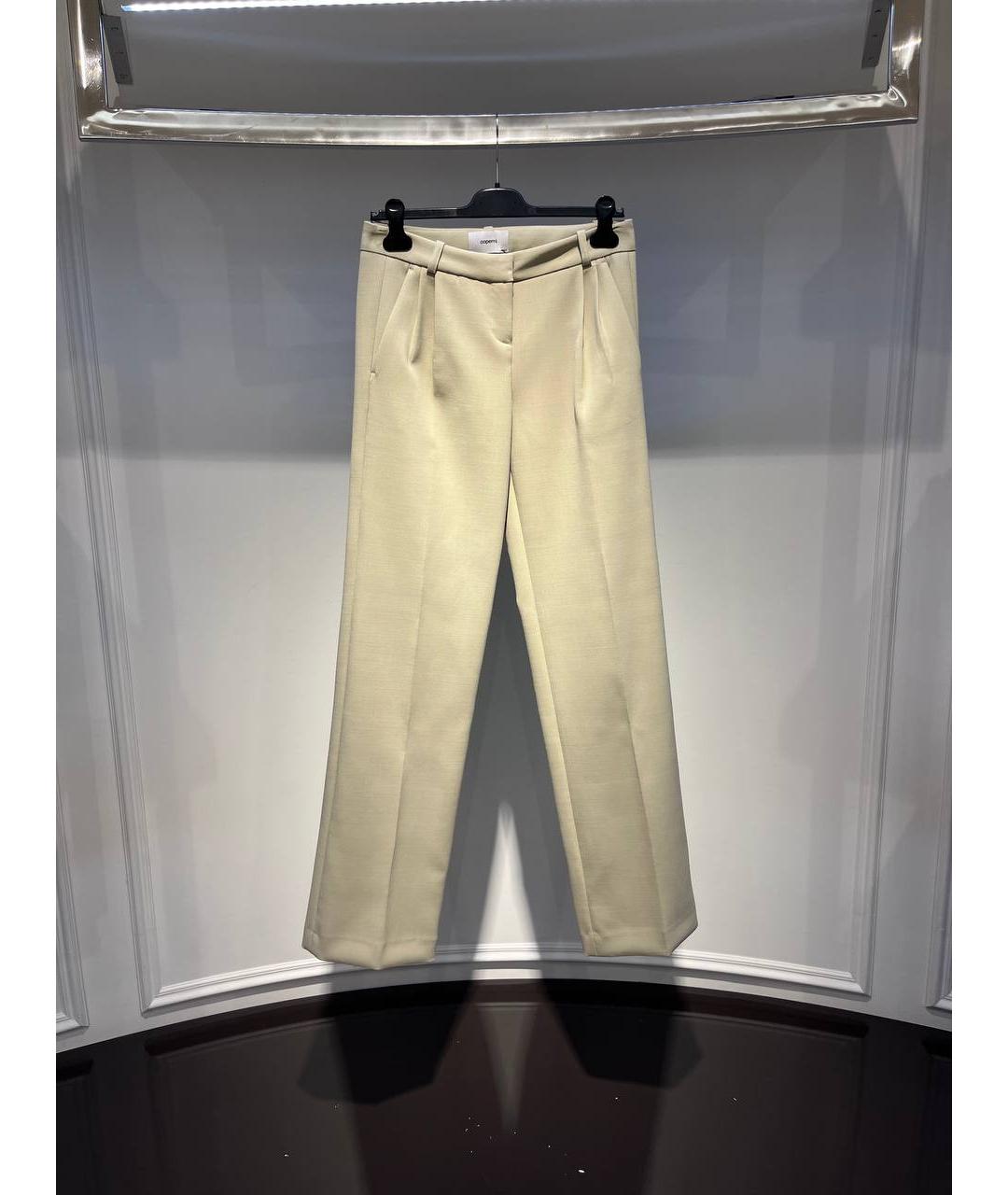 COPERNI Бежевые полиэстеровые брюки широкие, фото 4