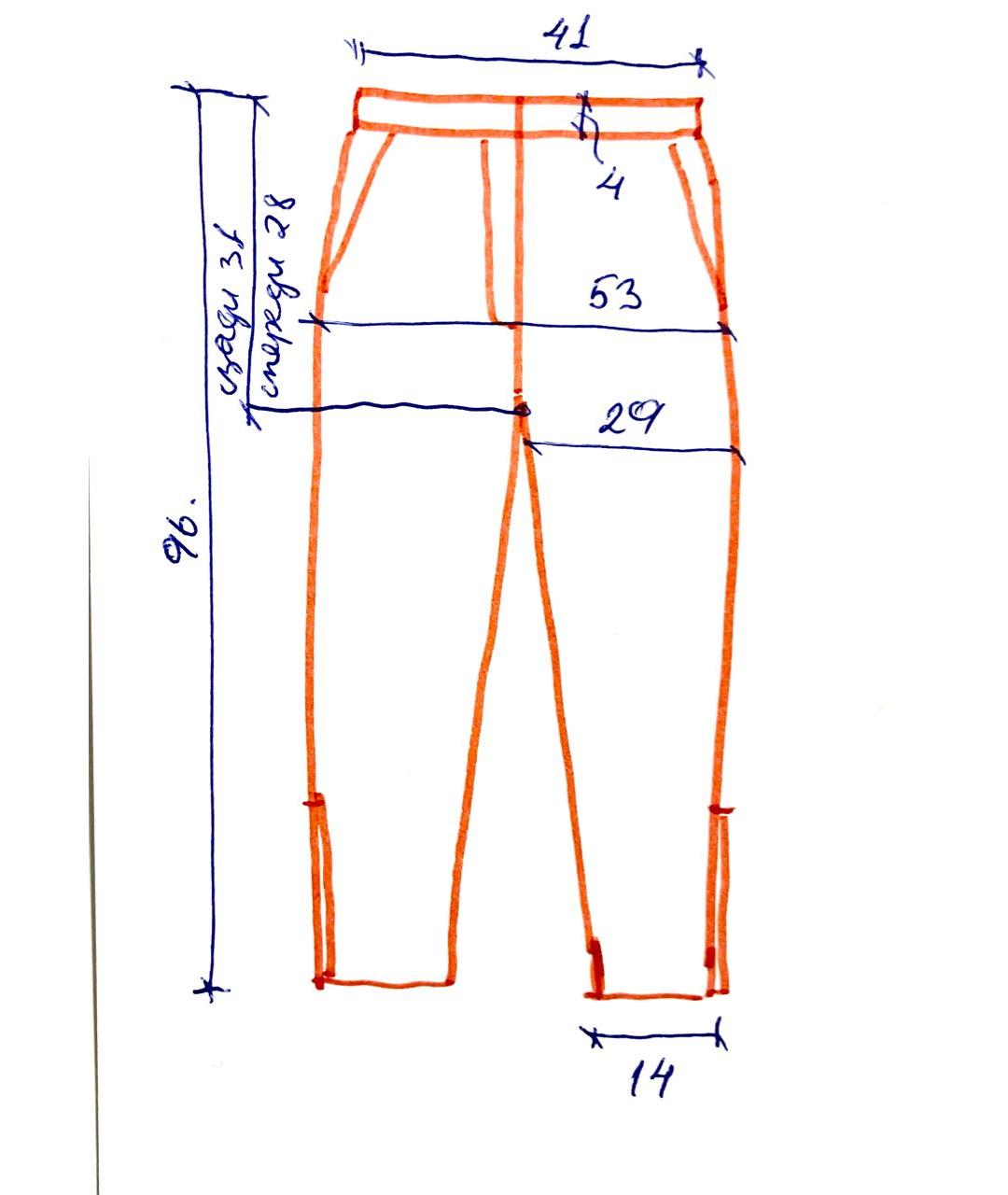 STELLA MCCARTNEY Синие шерстяные брюки узкие, фото 5