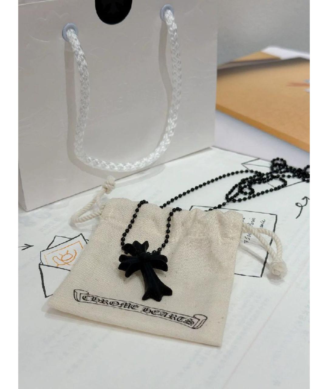 CHROME HEARTS Черная металлическая подвеска, фото 5