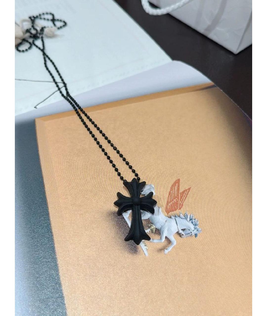 CHROME HEARTS Черная металлическая подвеска, фото 6