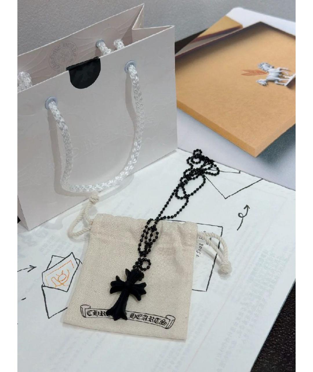 CHROME HEARTS Черная металлическая подвеска, фото 8