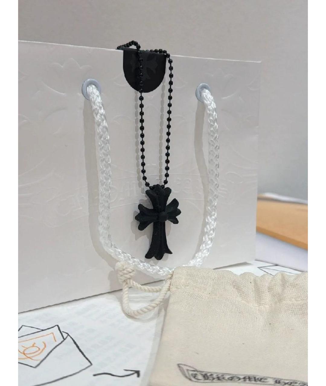 CHROME HEARTS Черная металлическая подвеска, фото 3