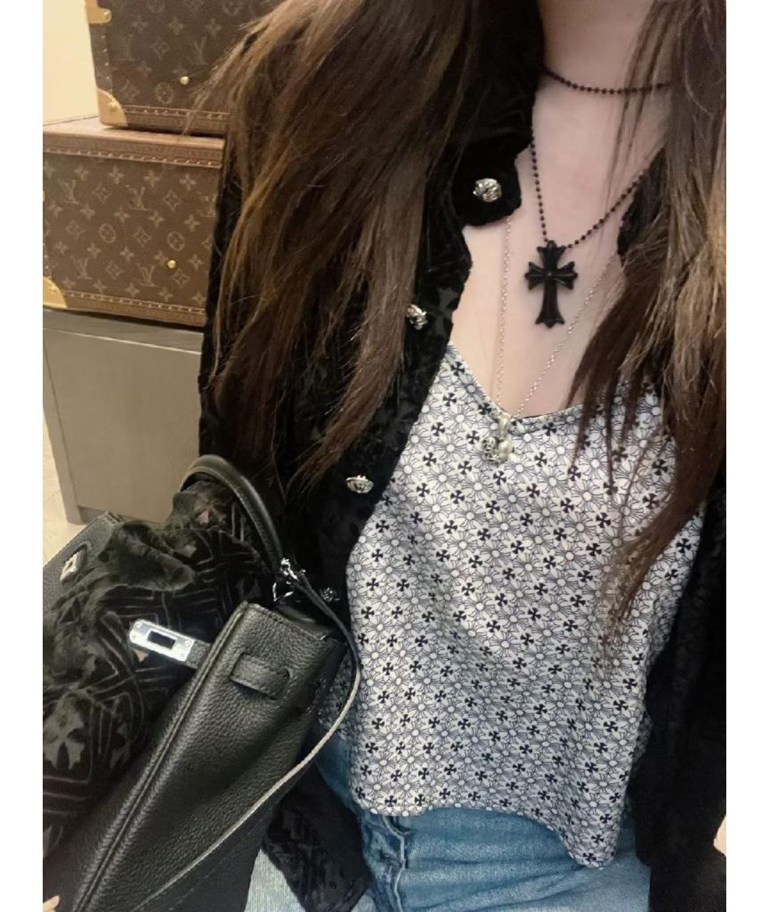 CHROME HEARTS Черная металлическая подвеска, фото 7