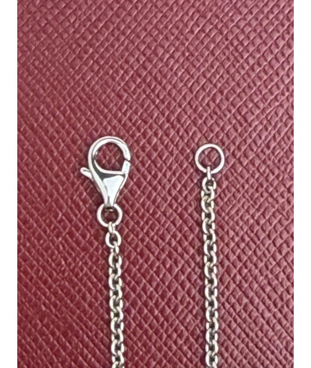 CARTIER Серебряное колье из белого золота, фото 5