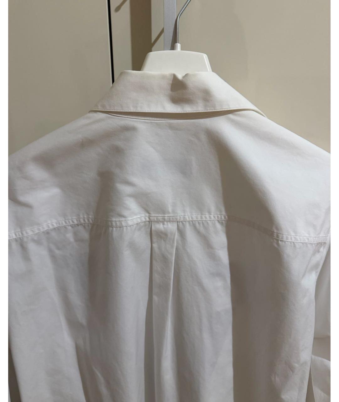 VALENTINO Белая хлопковая рубашка, фото 4