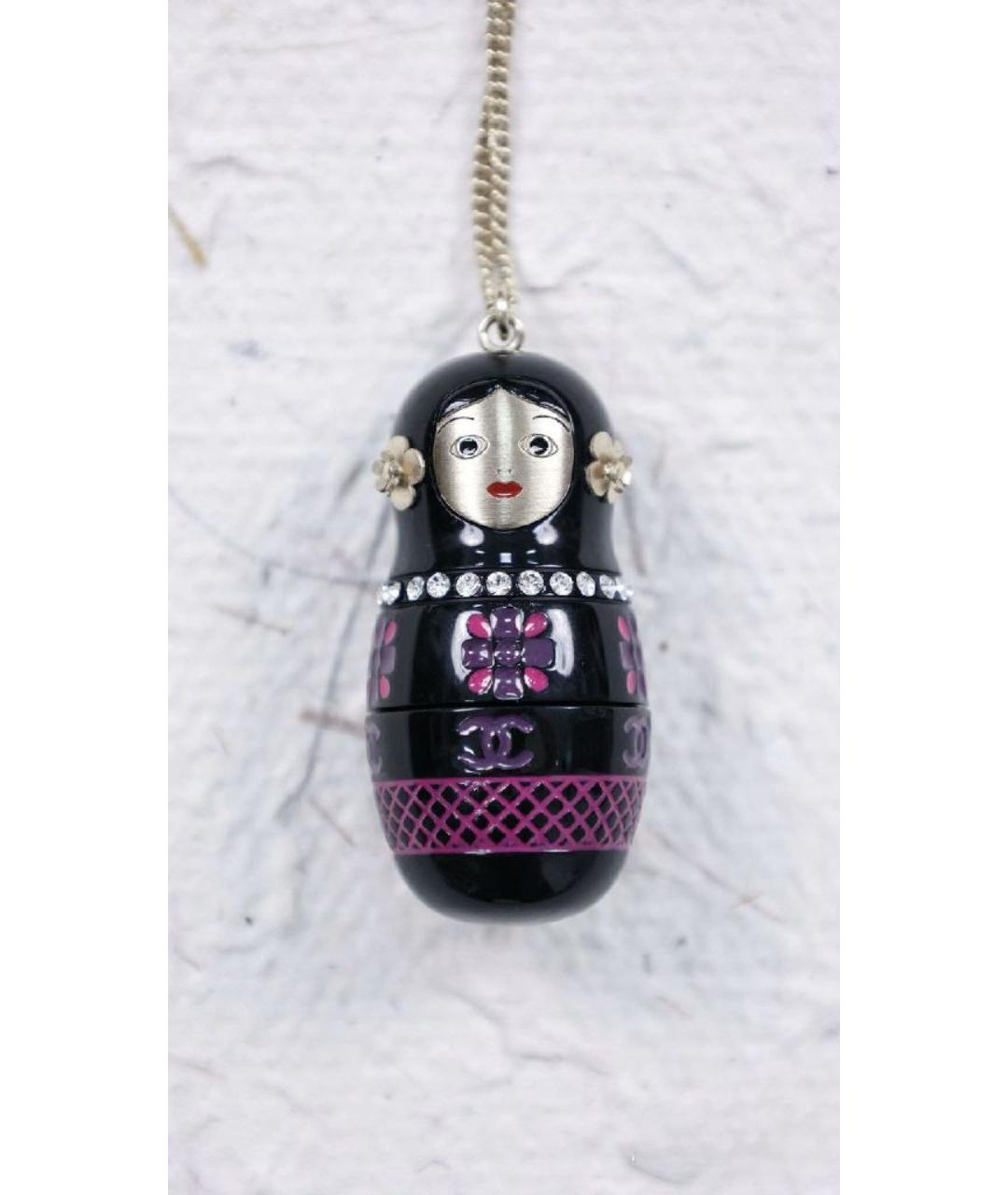 CHANEL Черная подвеска, фото 6