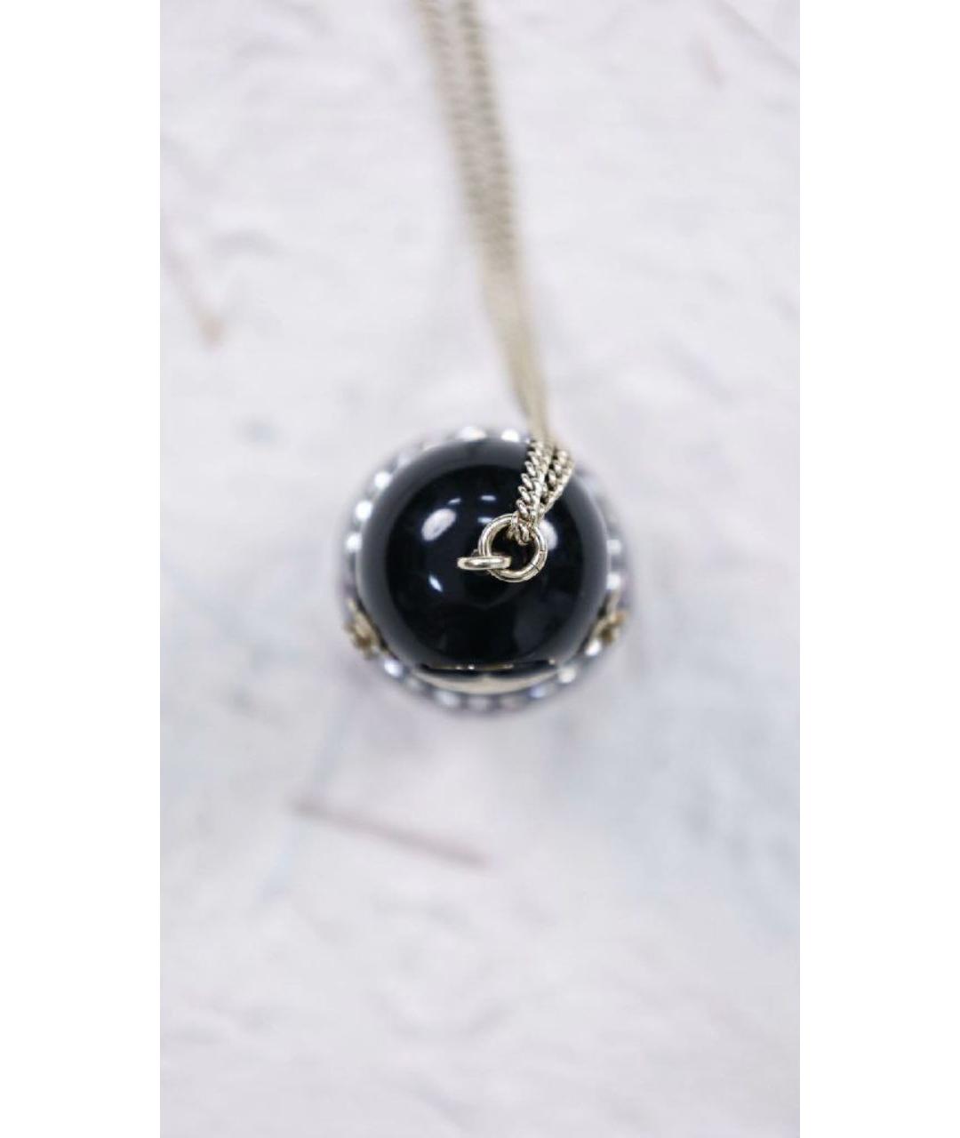 CHANEL Черная подвеска, фото 8