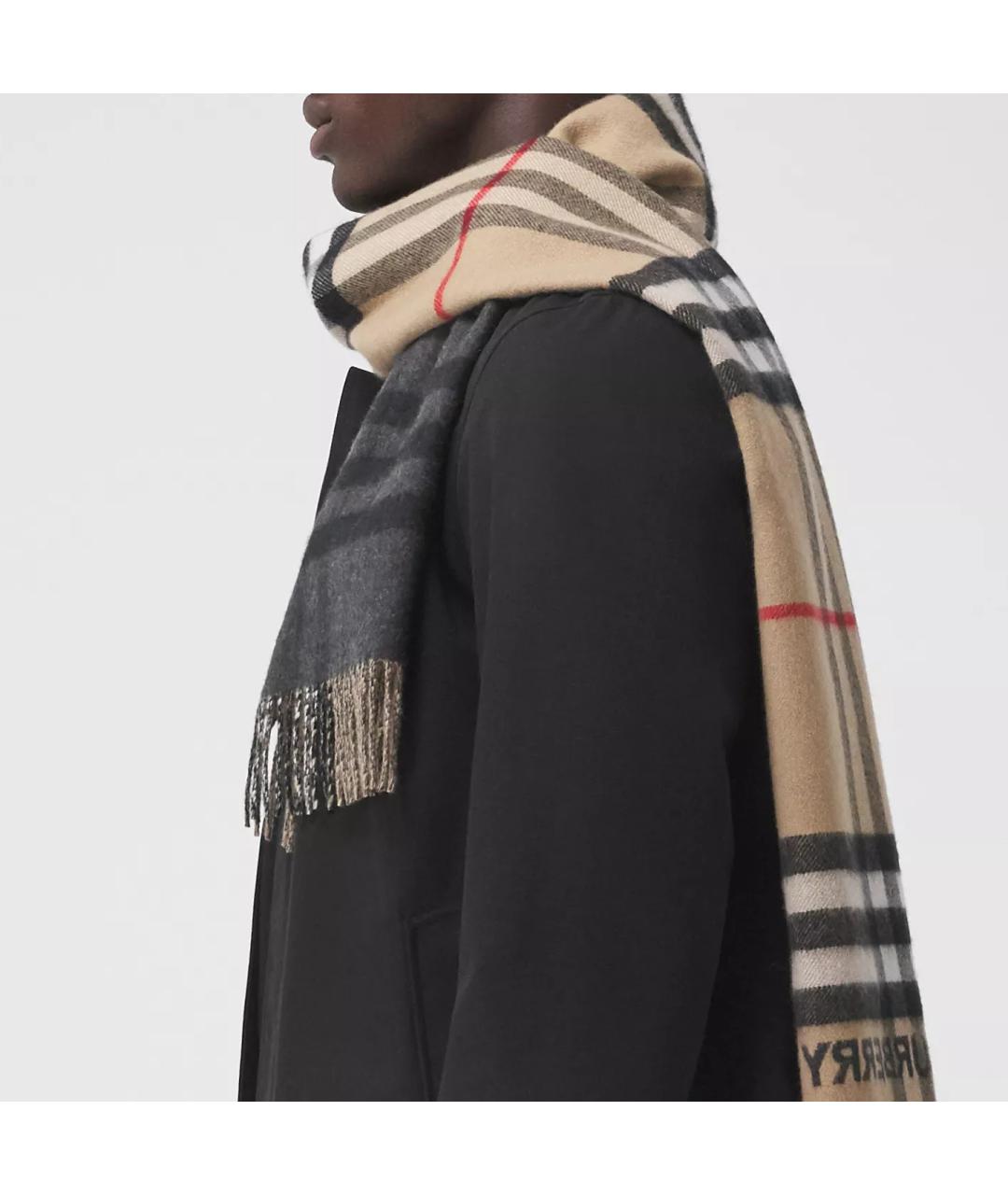 BURBERRY Мульти кашемировый шарф, фото 4