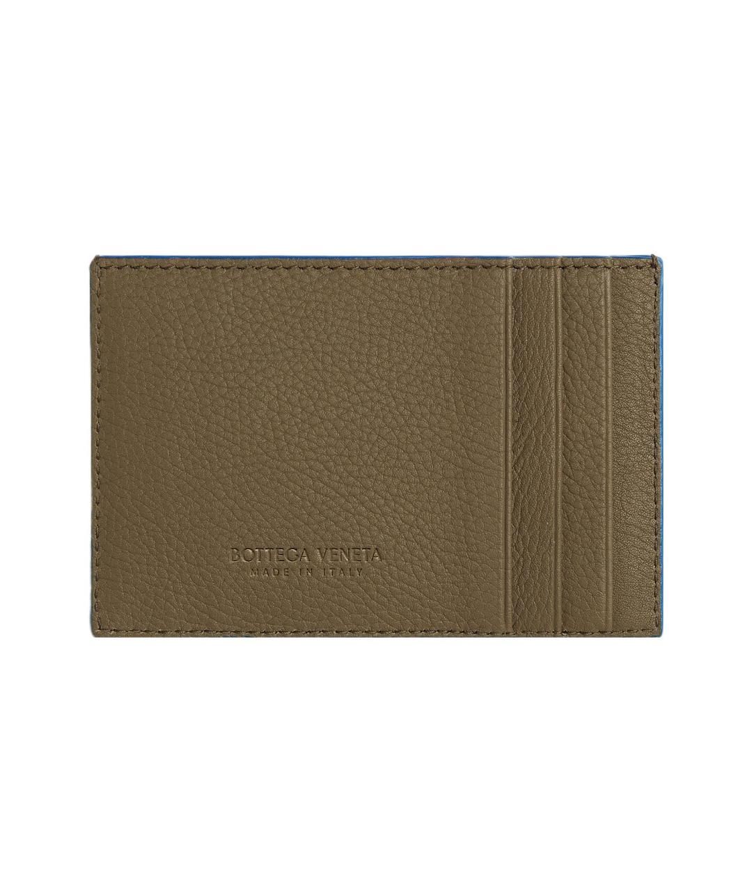 BOTTEGA VENETA Коричневый кожаный кардхолдер, фото 2