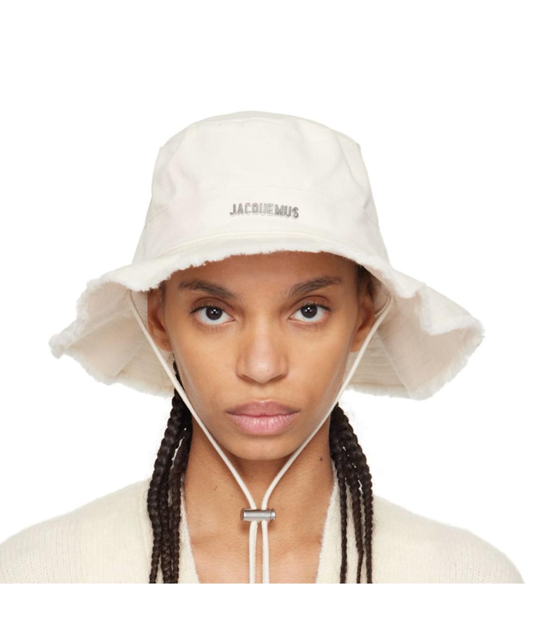 JACQUEMUS Бежевая хлопковая панама, фото 2