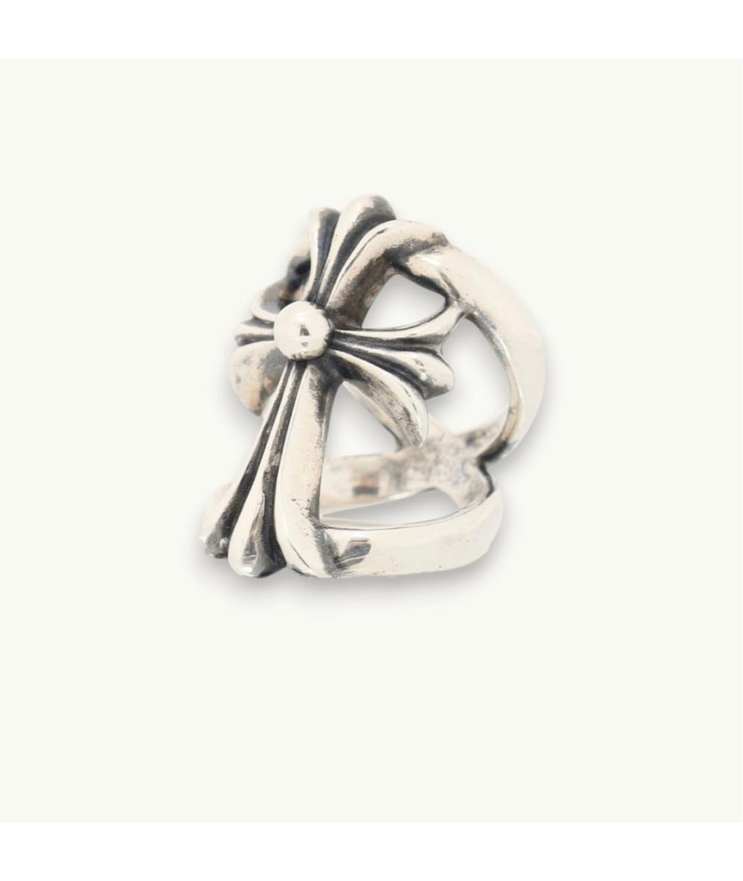 CHROME HEARTS Серебряное серебряное кольцо, фото 3