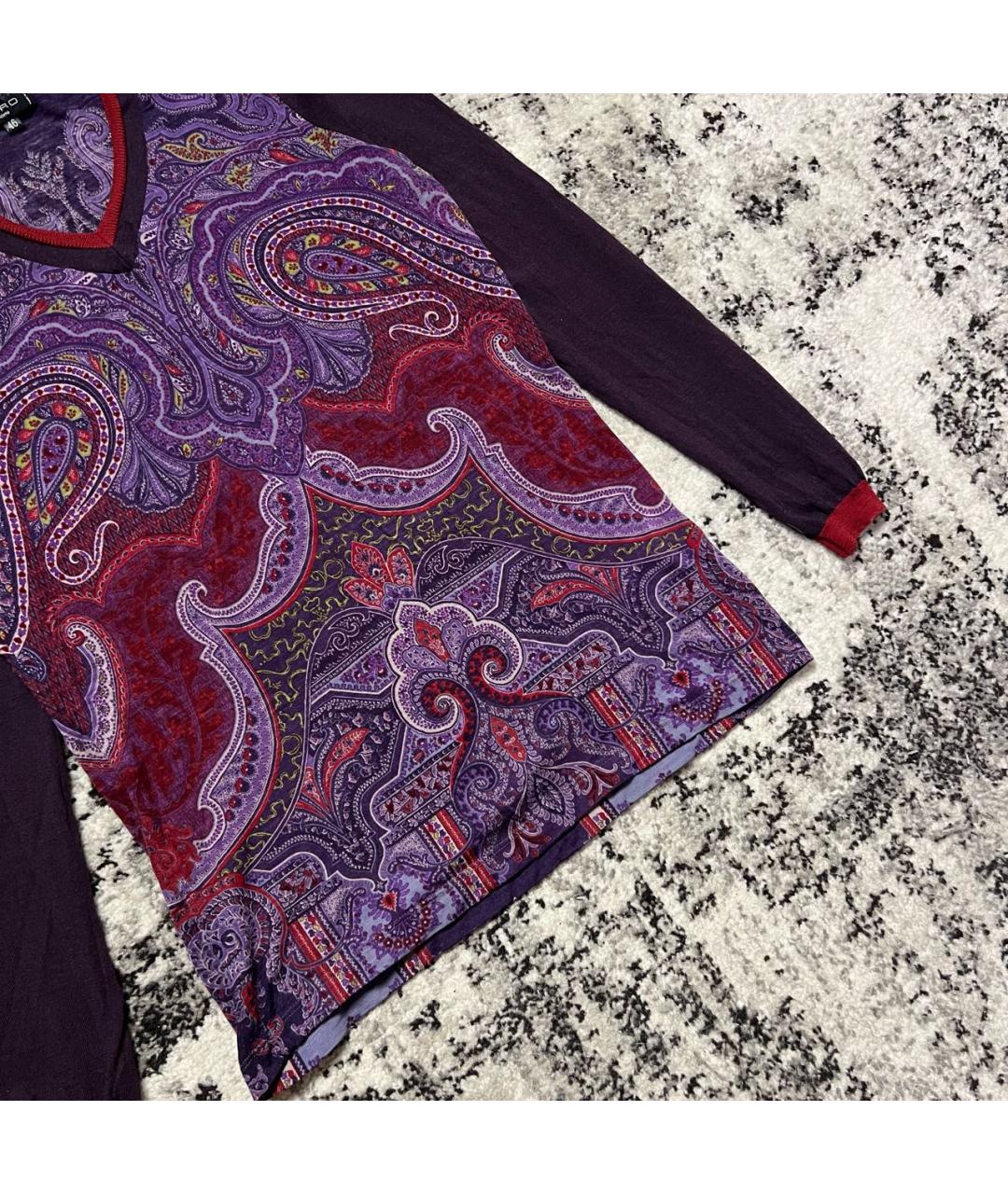 ETRO Фиолетовый джемпер / свитер, фото 3