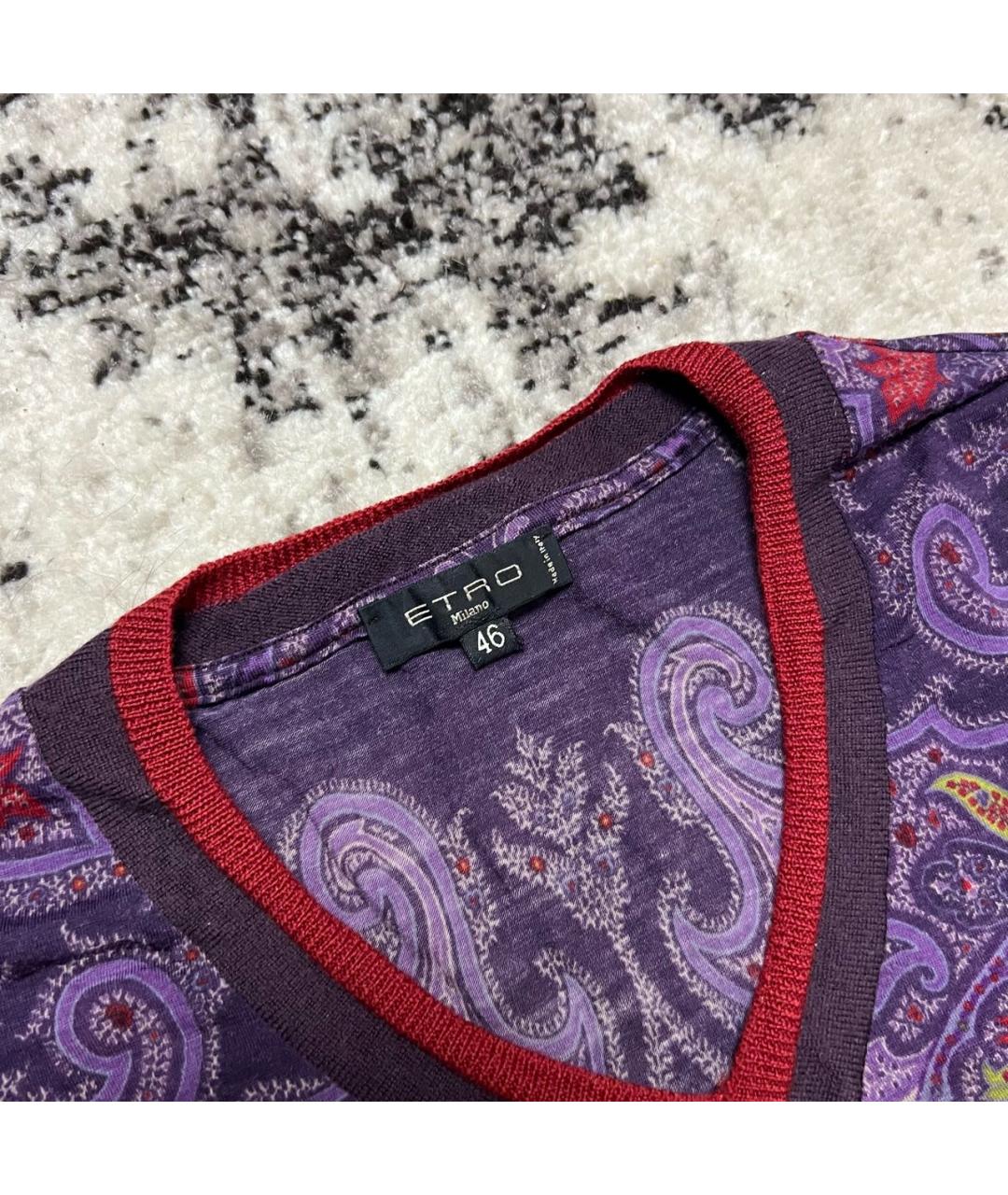 ETRO Фиолетовый джемпер / свитер, фото 4