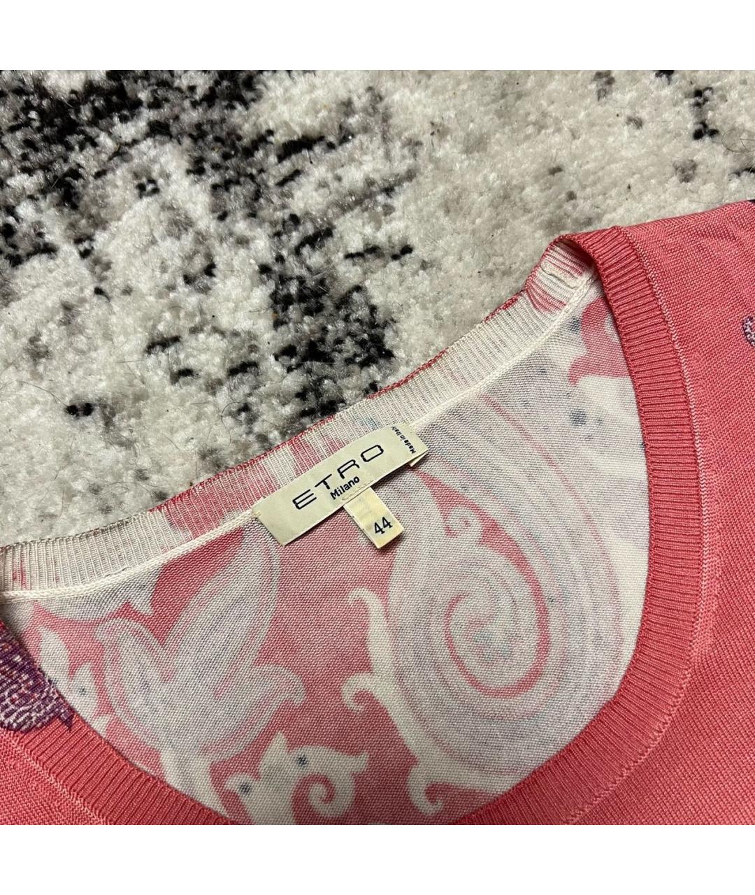 ETRO Мульти шелковый джемпер / свитер, фото 4