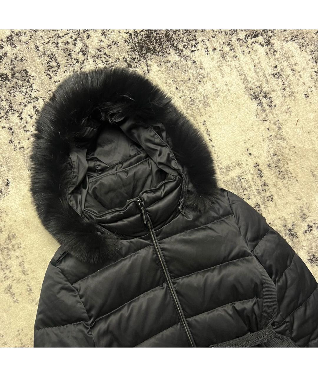 BURBERRY Черный пуховик, фото 2