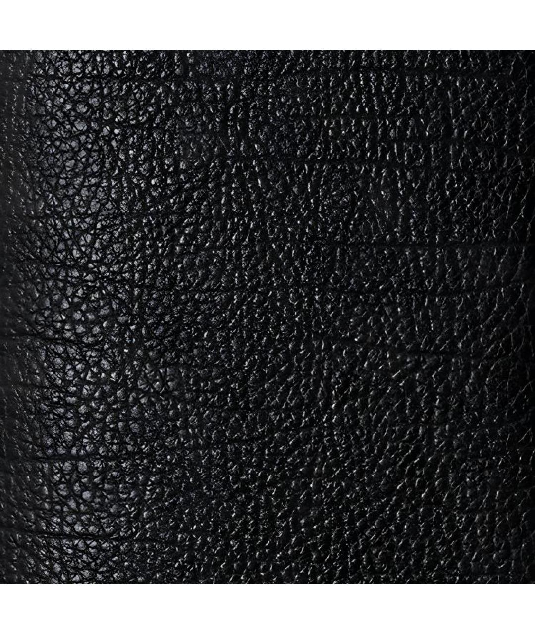 BURBERRY Черный кожаный кошелек, фото 5