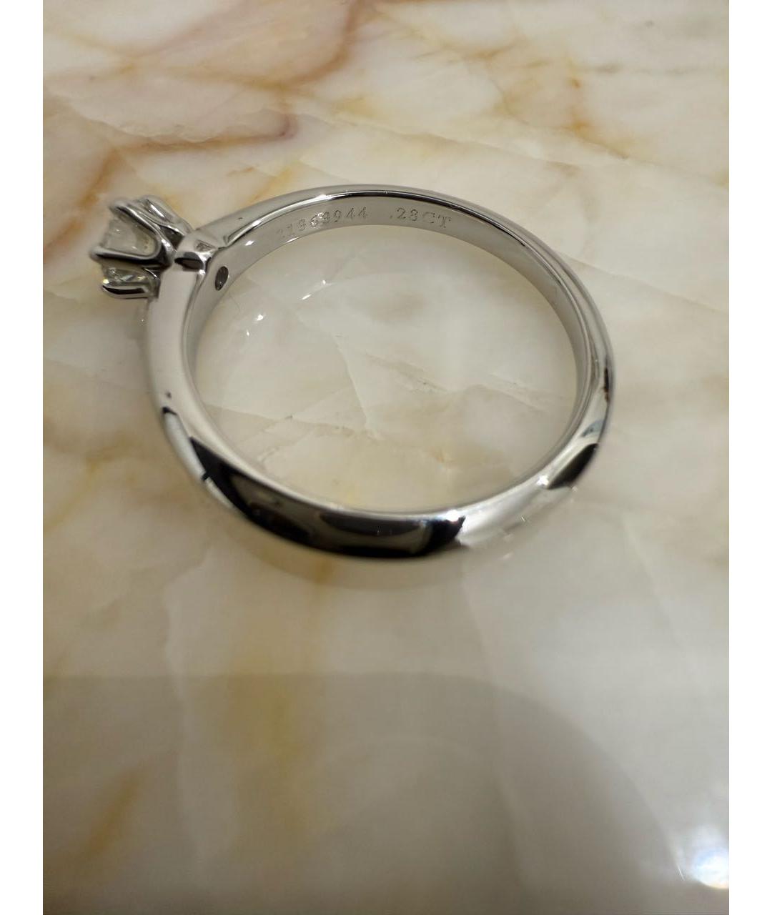 TIFFANY&CO Белое платиновое кольцо, фото 5