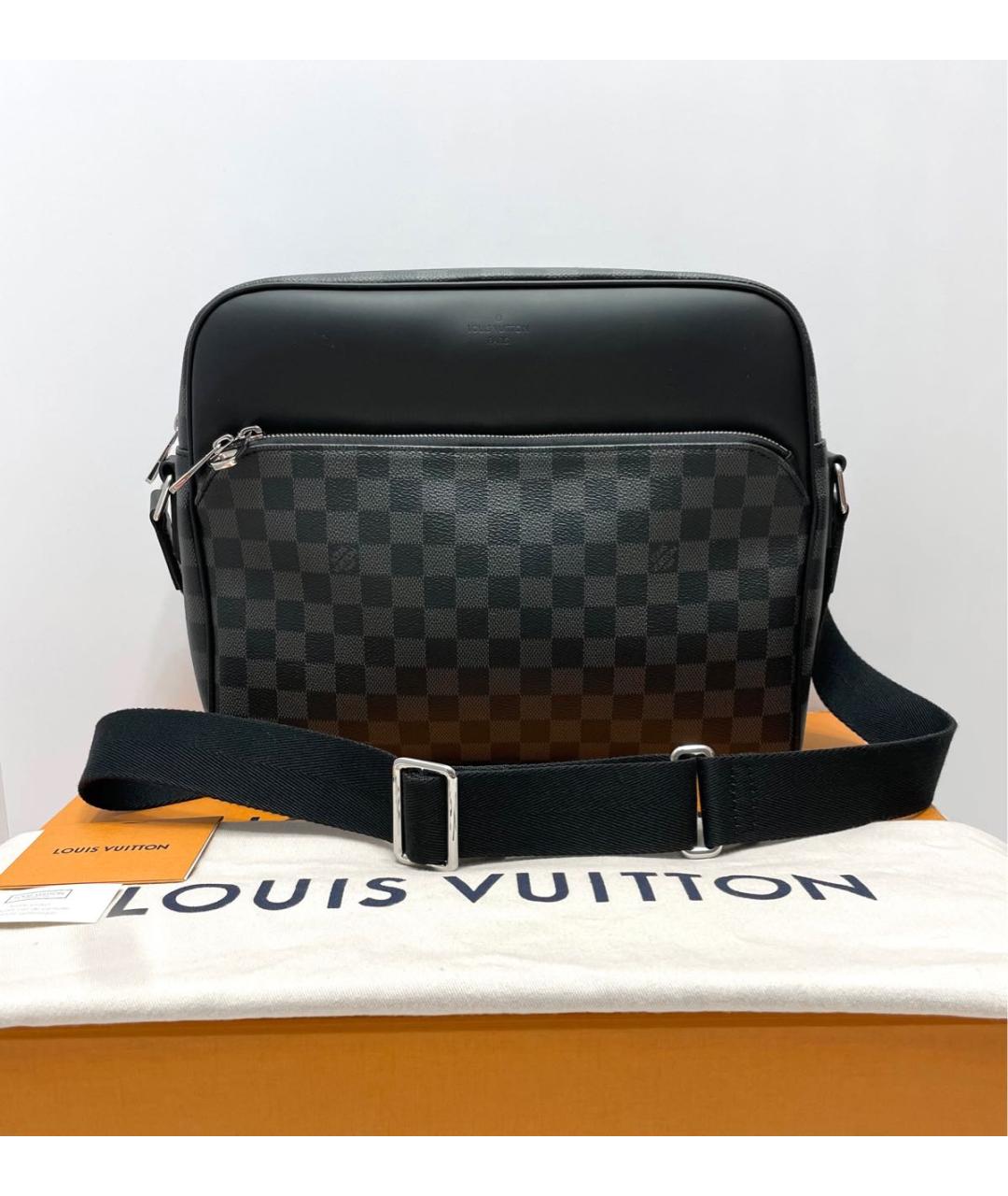 LOUIS VUITTON Кожаная сумка на плечо, фото 2