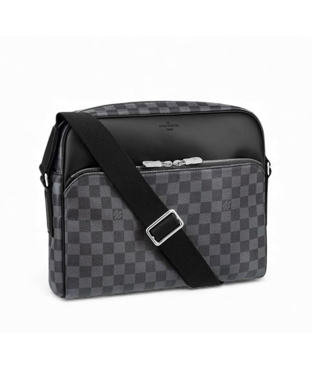 LOUIS VUITTON Кожаная сумка на плечо, фото 1