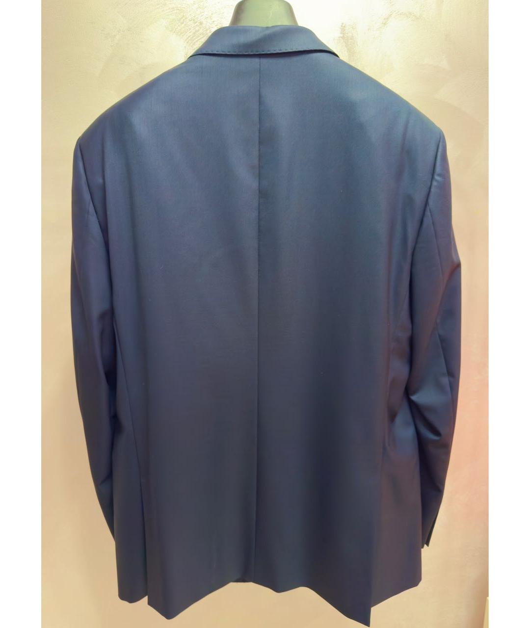 VERSACE COLLECTION Темно-синий классический костюм, фото 7