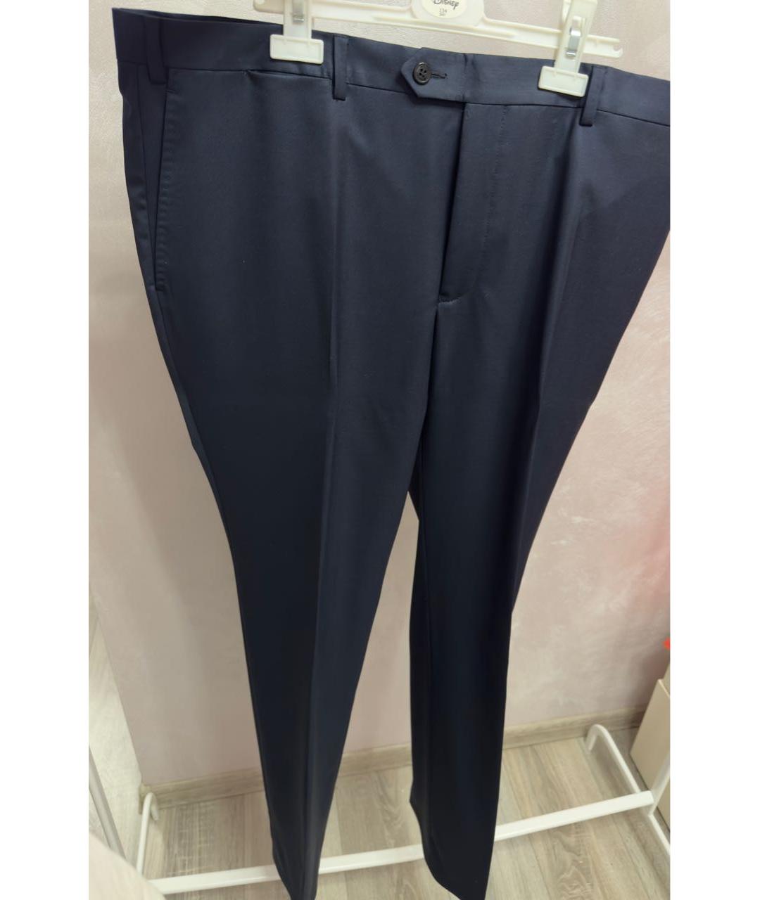 VERSACE COLLECTION Темно-синий классический костюм, фото 4