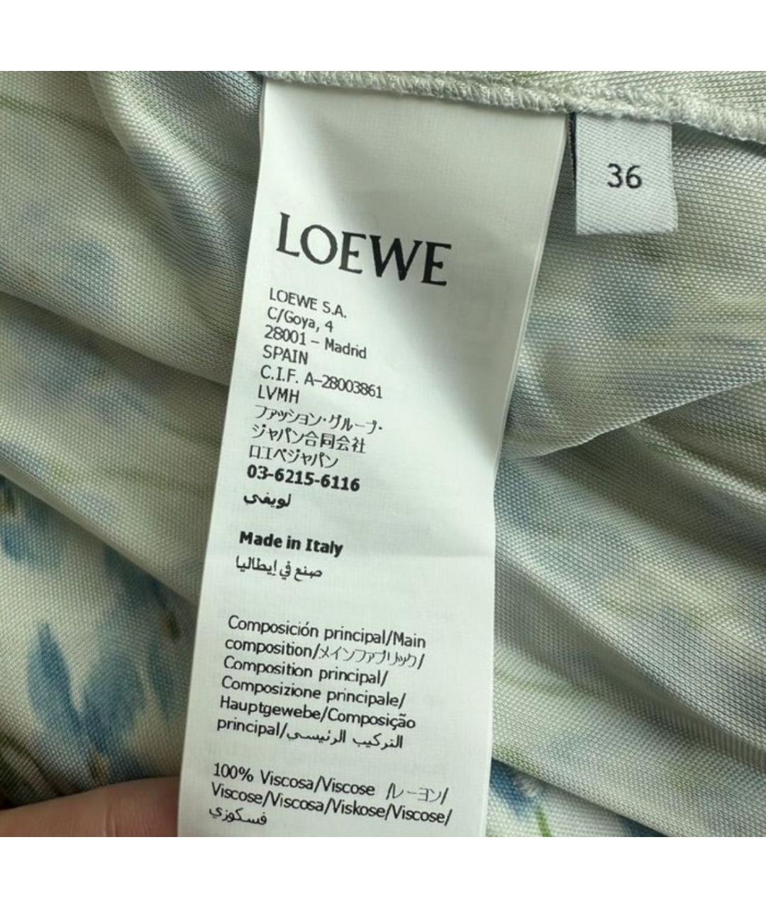 LOEWE Мульти вискозная блузы, фото 7