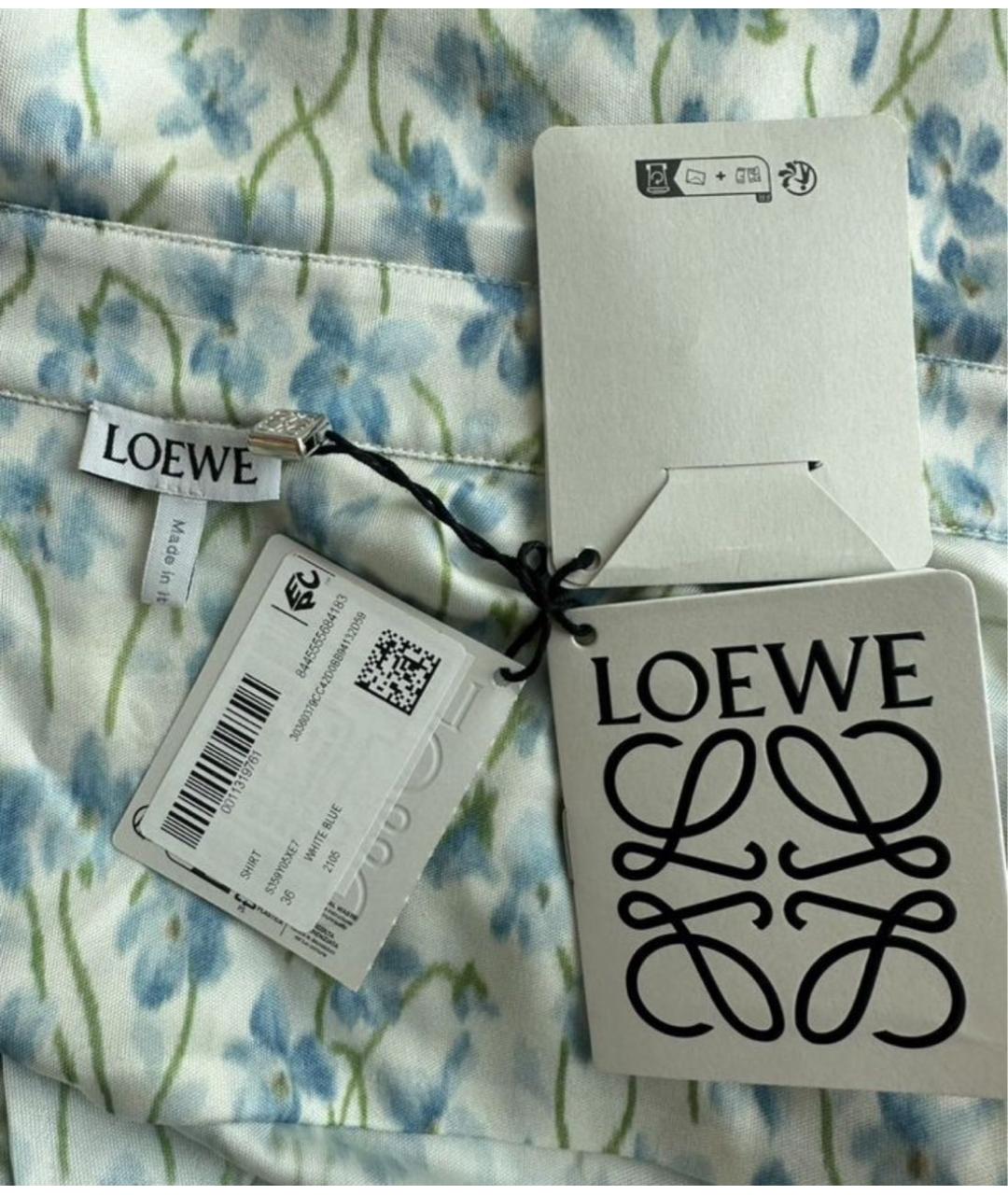 LOEWE Мульти вискозная блузы, фото 8