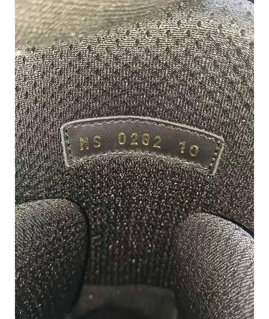 LOUIS VUITTON Черные резиновые высокие ботинки, фото 7