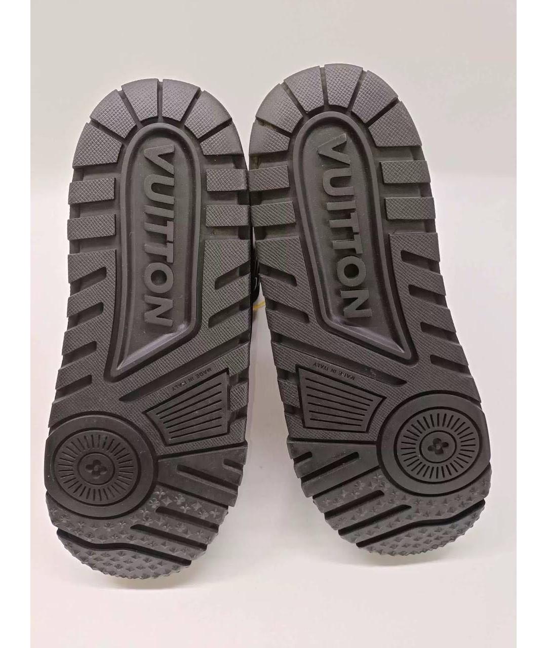 LOUIS VUITTON Черные резиновые высокие ботинки, фото 5