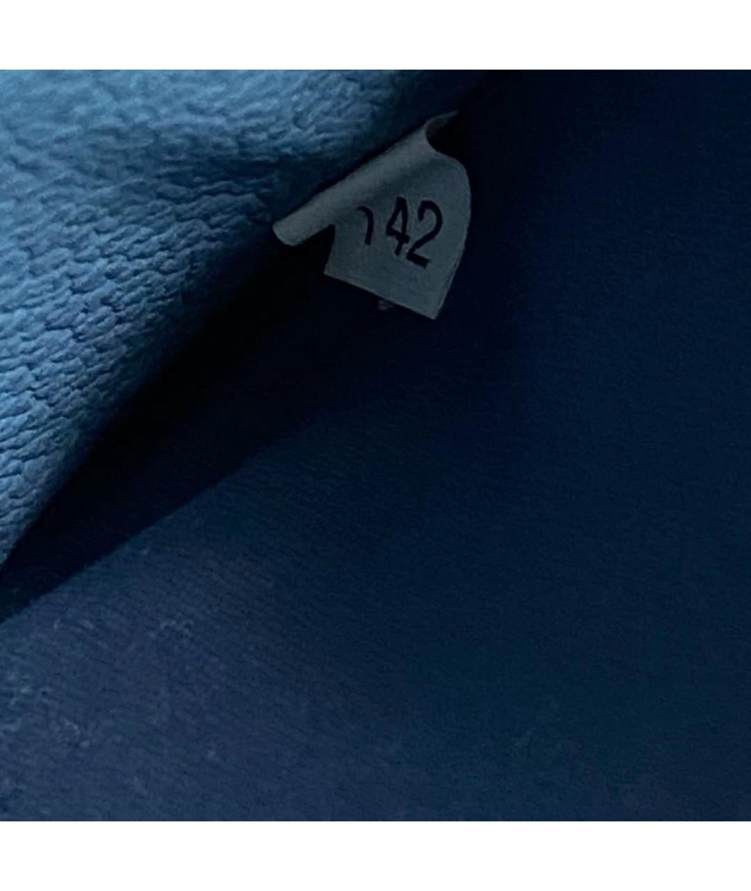 MIU MIU Синяя меховая сумка через плечо, фото 6