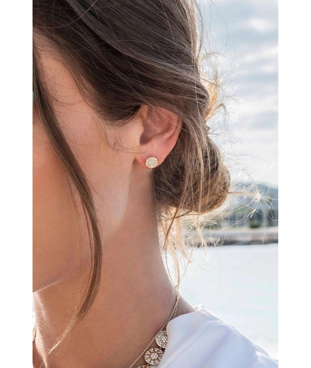 APM Monaco Золотые серебряные серьги, фото 2