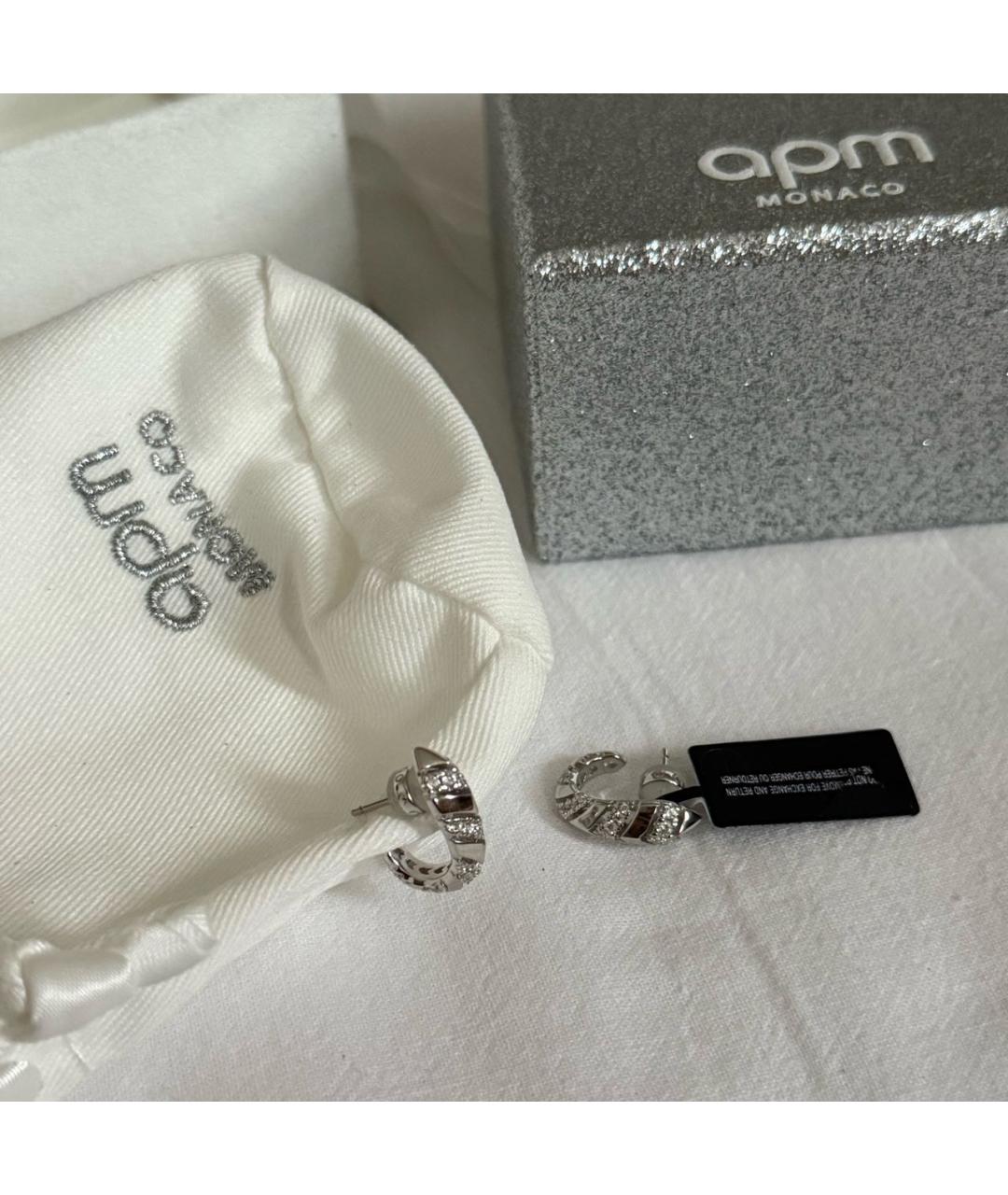 APM Monaco Серебряные серебряные серьги, фото 4