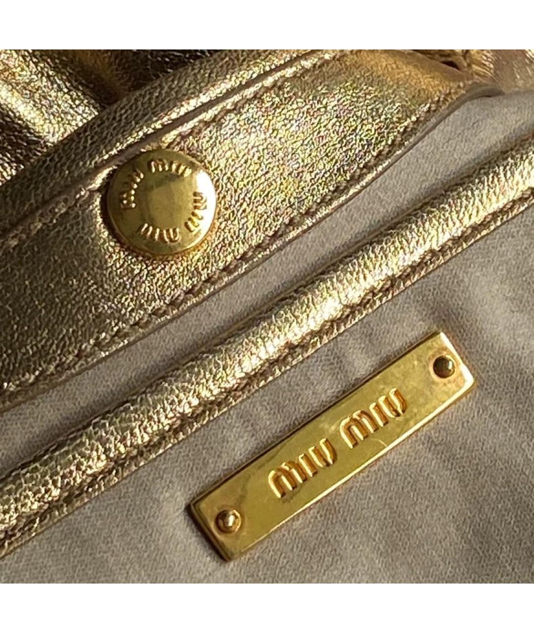 MIU MIU Оранжевая твидовая сумка через плечо, фото 5