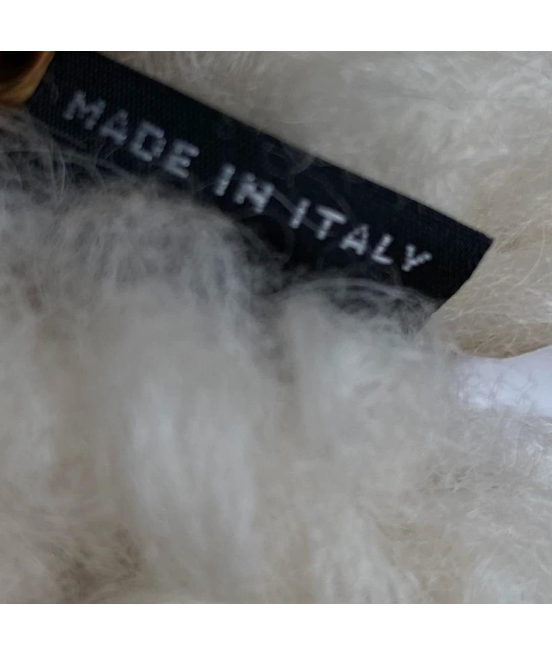 MIU MIU Коричневая меховая сумка с короткими ручками, фото 6